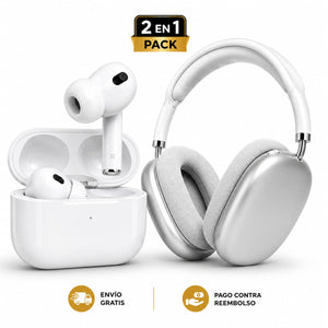 Pack AirPods P9 + AirPods Blancos