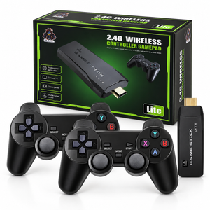 Game Stick 4K con 2 Mandos Inalámbricos