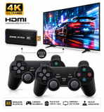 Game Stick 4K con 2 Mandos Inalámbricos